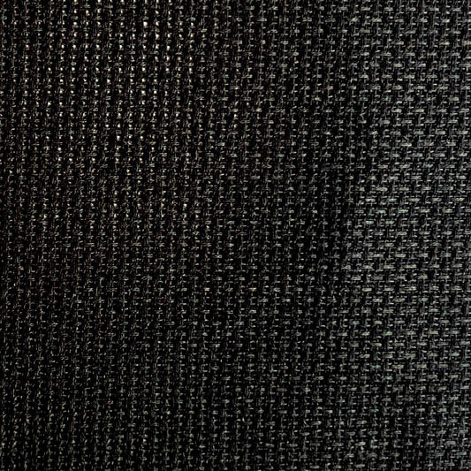 14 count black aida fabric close up