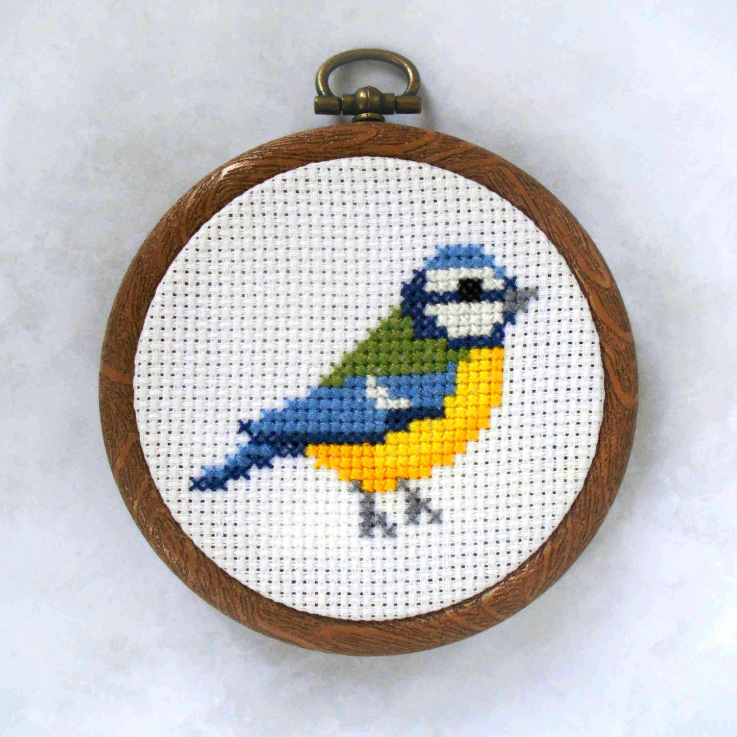 Knit Knot Krafts Blue Tit Cross Stitch