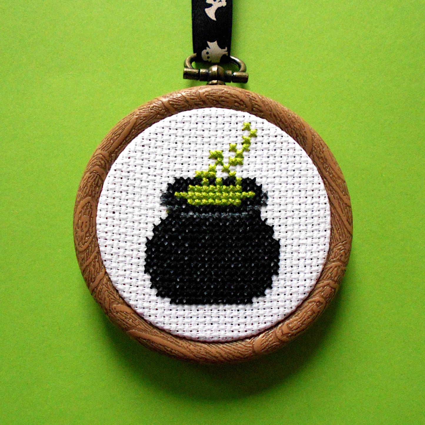 Cauldron Cross Stitch, Halloween set