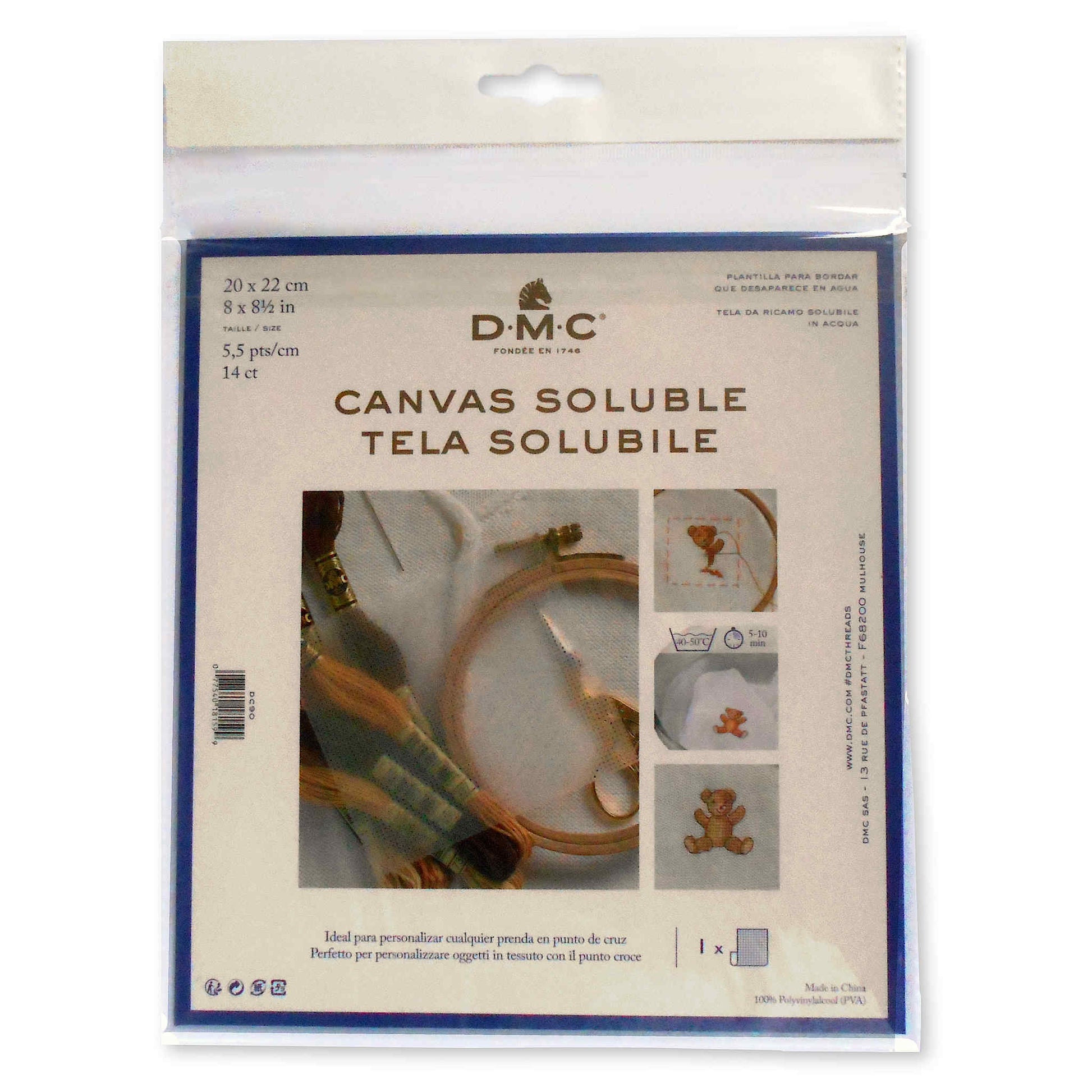 DMC Water Soluble Aida Transparent 14ct