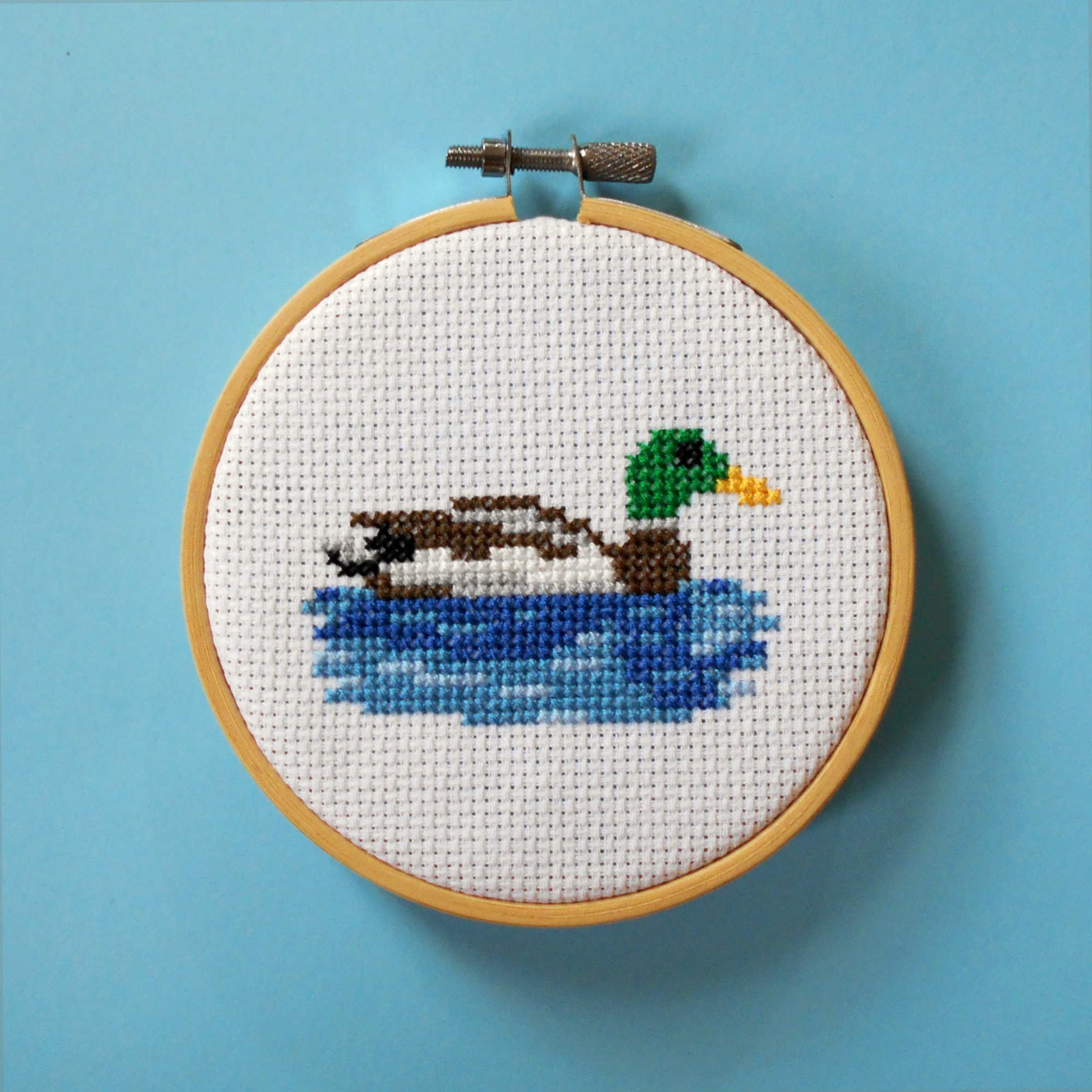 Mallard Duck Cross Stitch DIY Kit