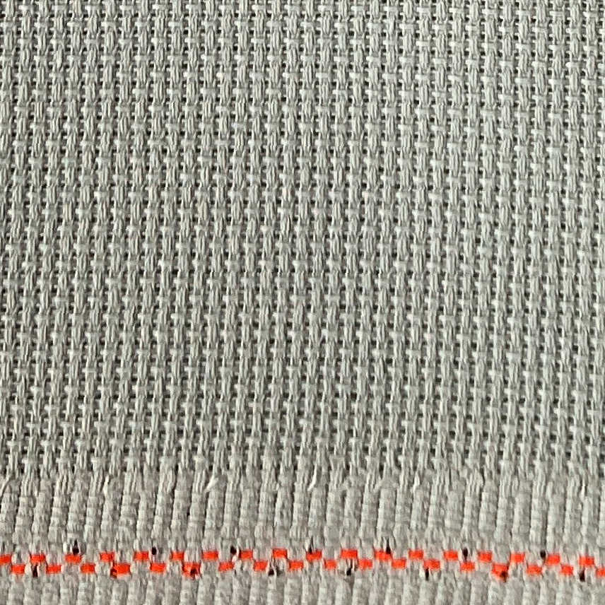 Zweigart Celadon 14 Count Aida Fabric close up