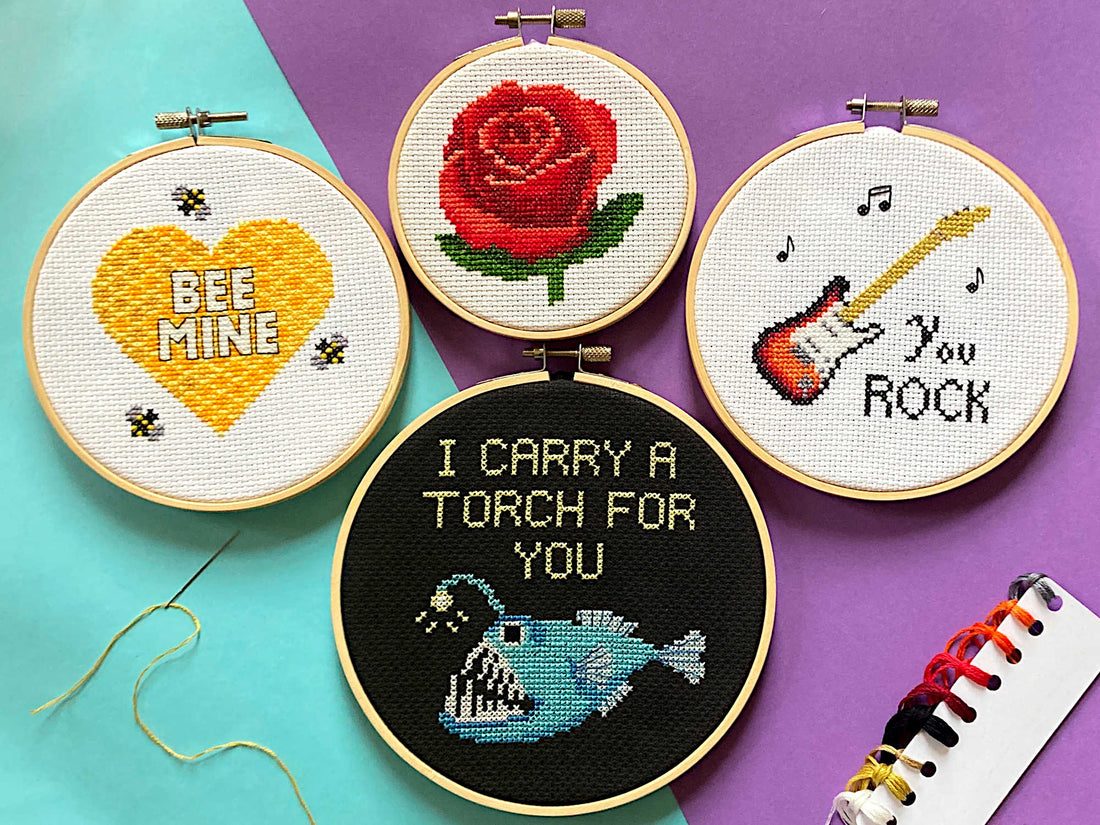 Say it with Cross Stitch - New Valentine's Range