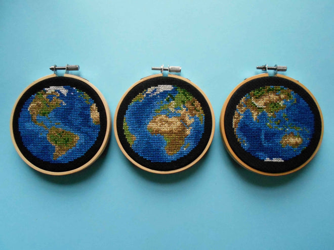 Planet Earth Cross Stitch Kits