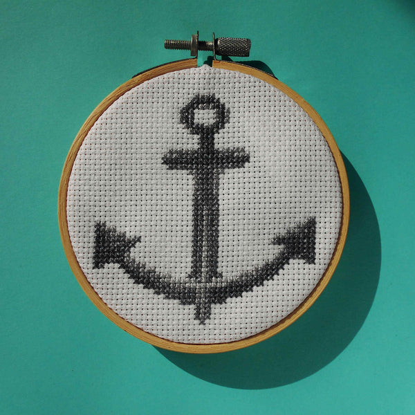 Anchor, Nautical Cross Stitch DIY Kit