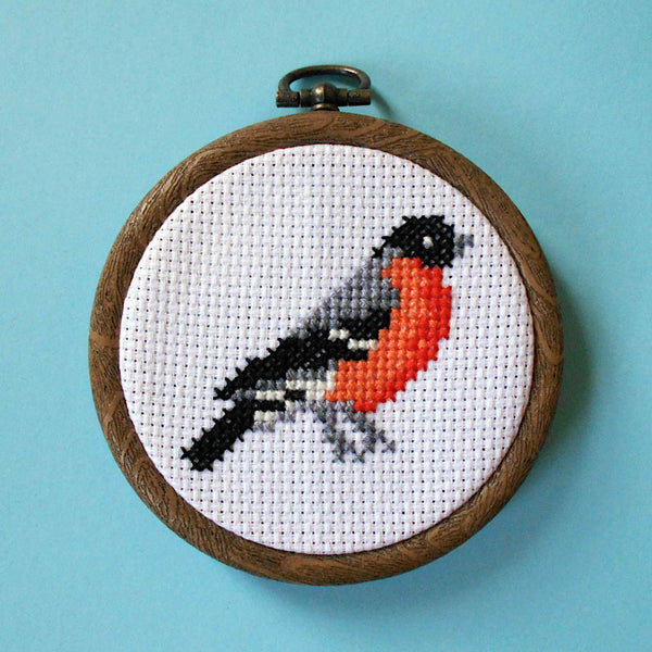 Bullfinch DIY cross stitch kit