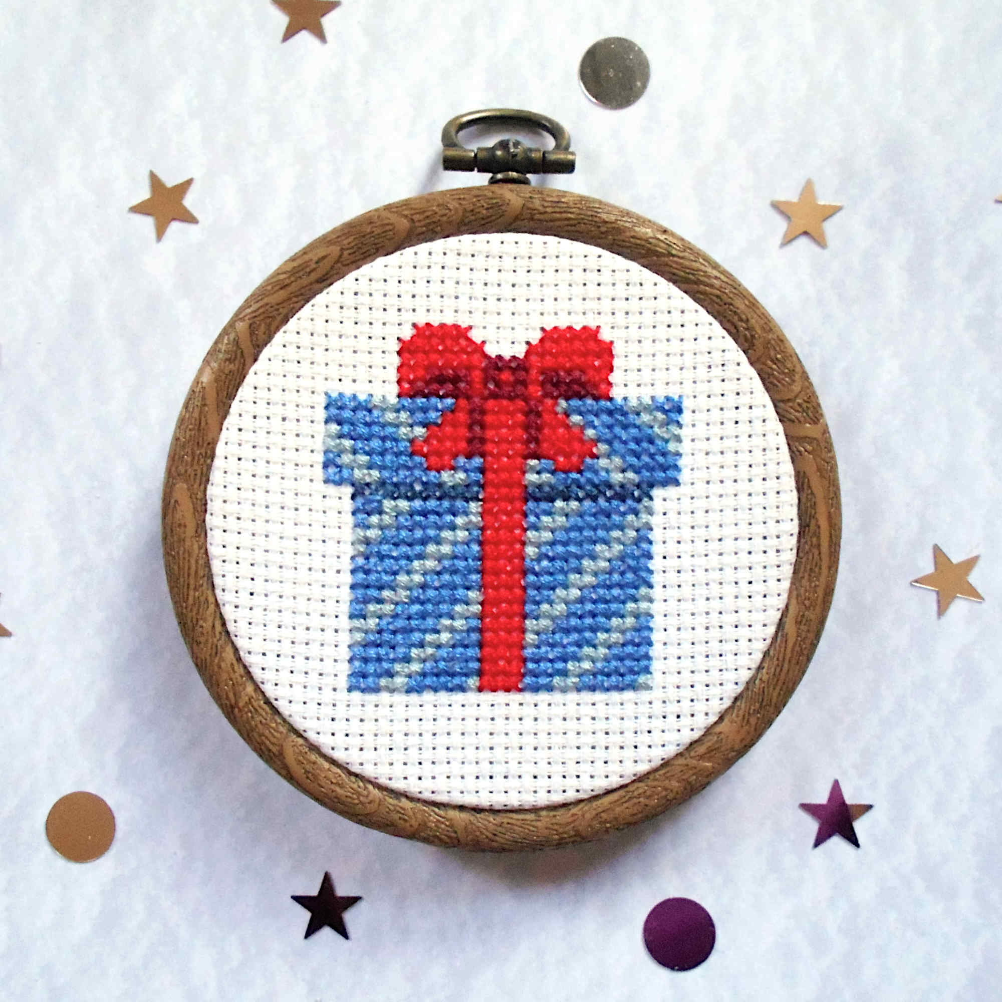 Easy, Fun Christmas Cross Stitch Kits, Festive Stitching | Knit Knot Krafts