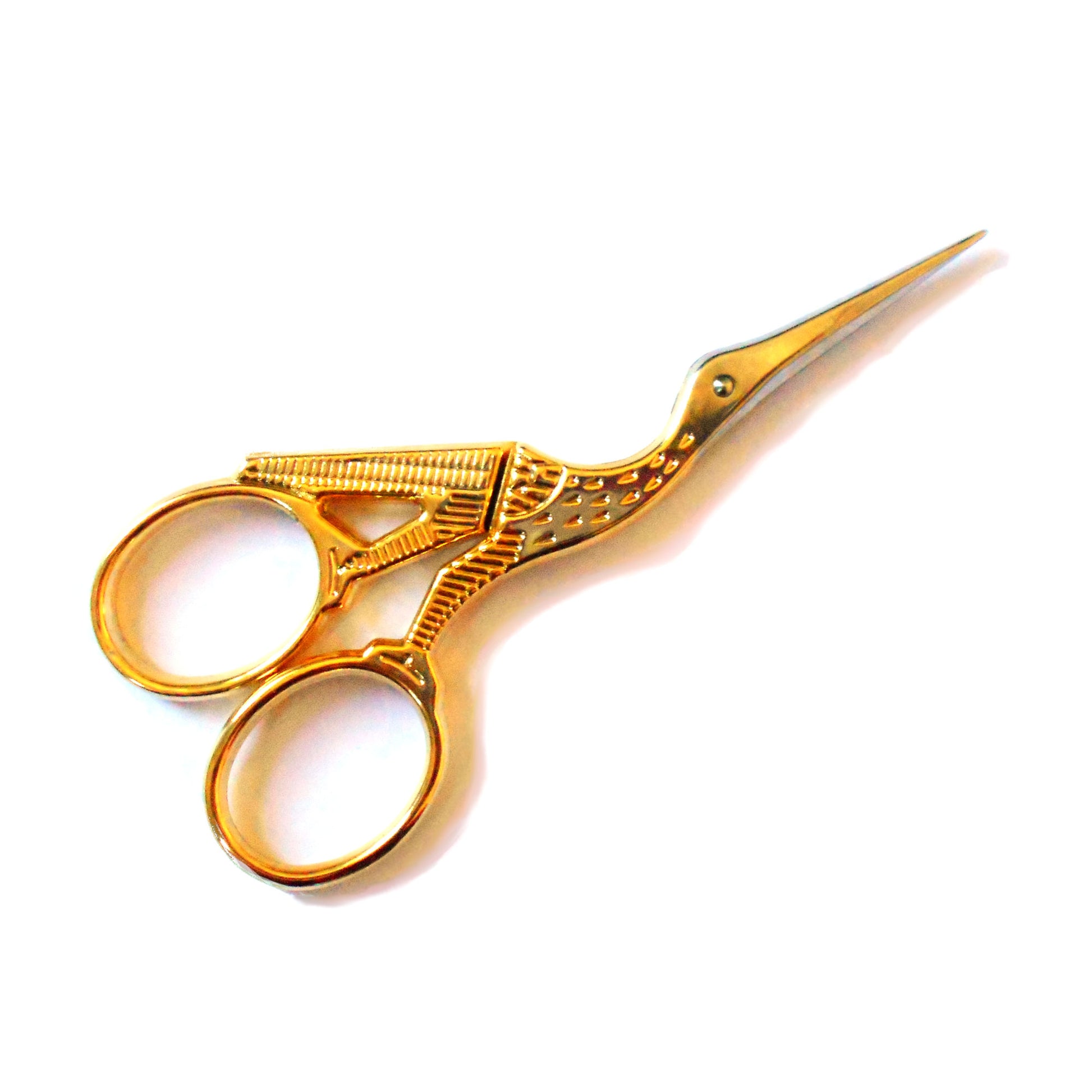 Gold Stork Needlework Scissors