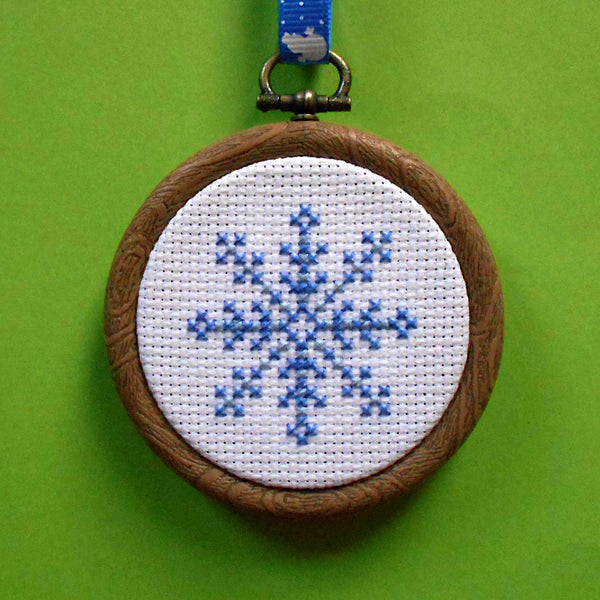 Snowflake Mini Cross Stitch Kit